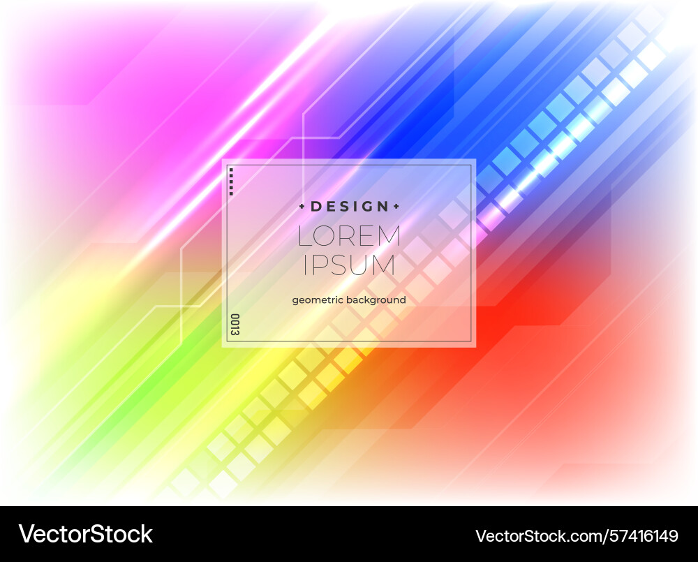 Flat minimal geometric background dynamic shapes Vector Image