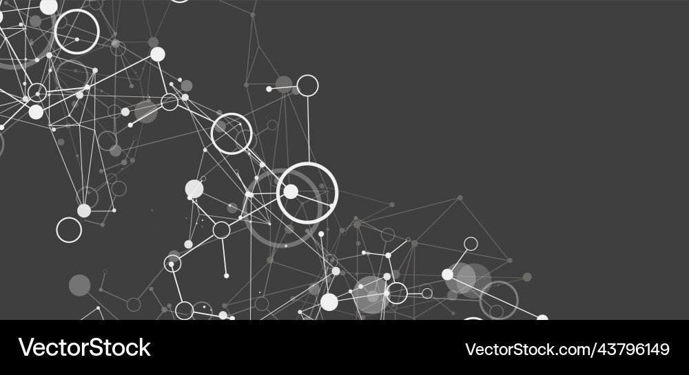 Template for science and technology presentation Template for science and technology presentation vector image