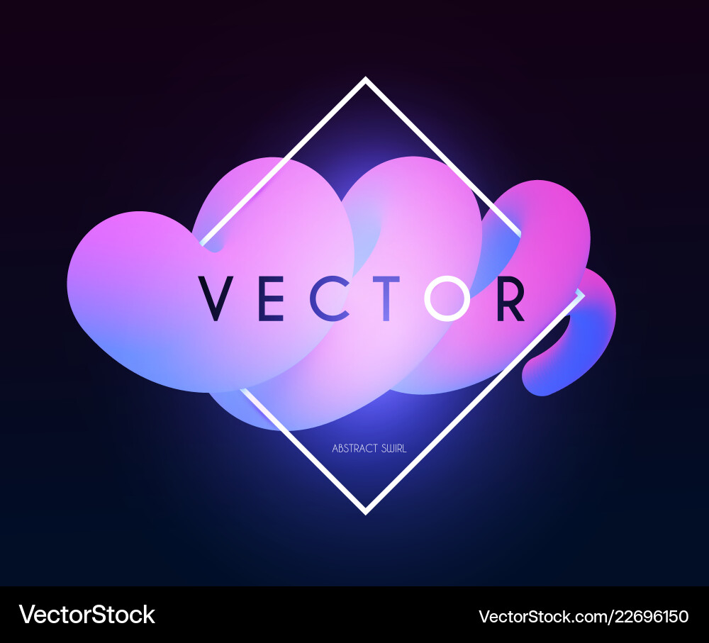 3d gradient design colorful abstract composition 3d gradient design colorful abstract composition Vector Image