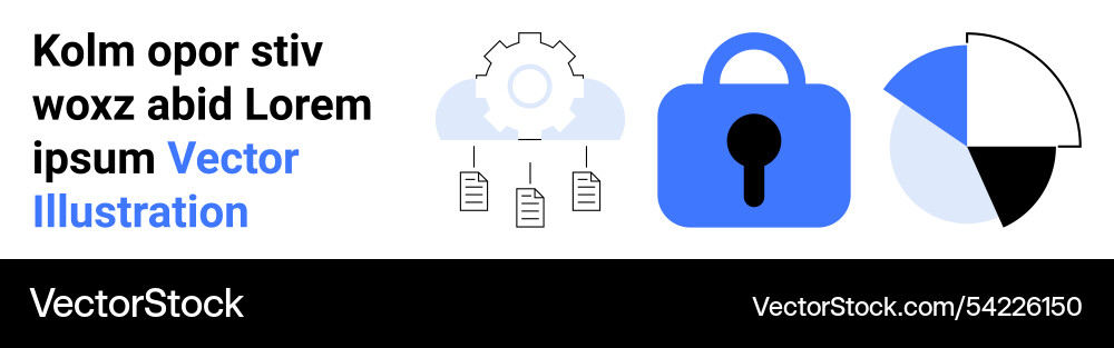 Data security optimization with document Data security optimization with document vector image