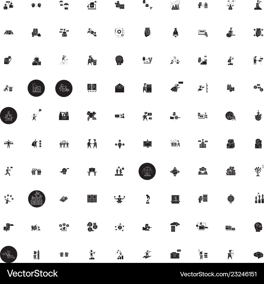 Looking for opportunities black concept Looking for opportunities black concept vector image