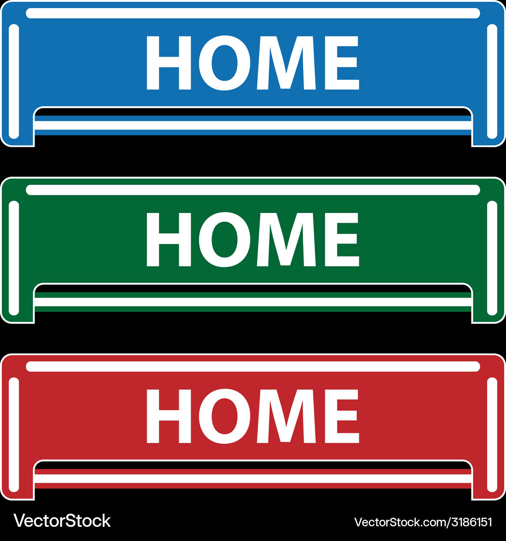 Retro web buttons Vector Image