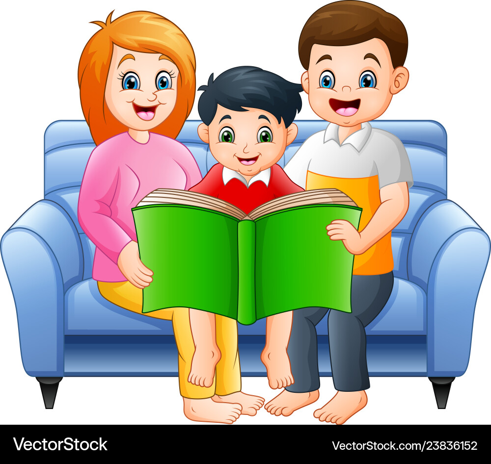 Family Reading Clip Art Elementary School Programs For Hispanic