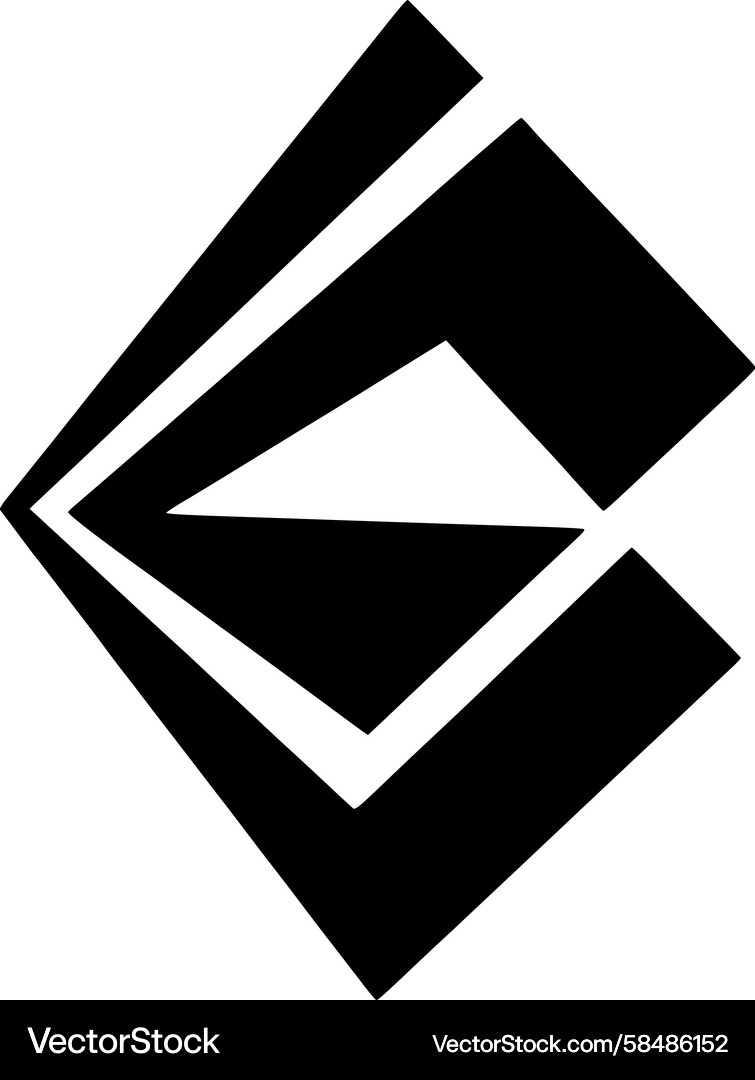 Dynamic Layered Abstract Arrow Vector Image