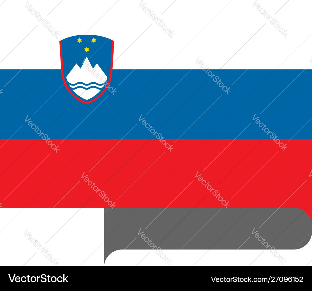 Flag horizontal shape pointer for world map Flag horizontal shape pointer for world map vector image
