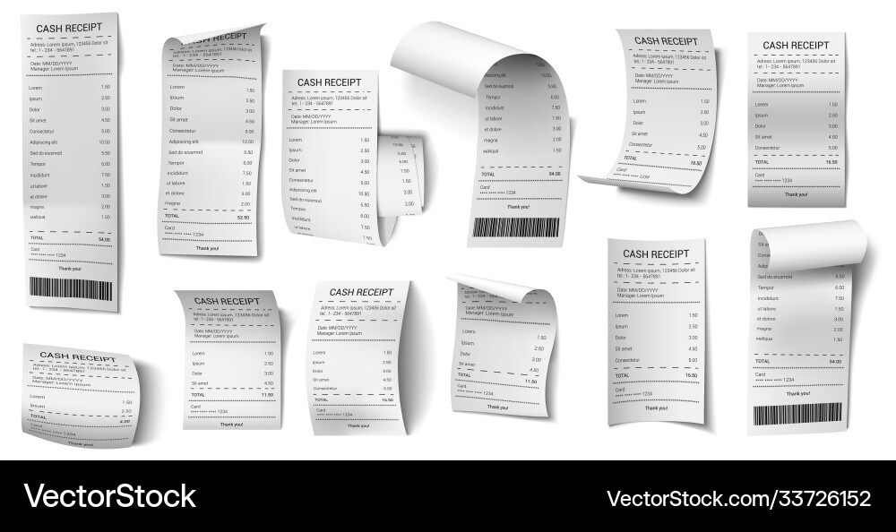 Realistic Currency Bills Vector Image