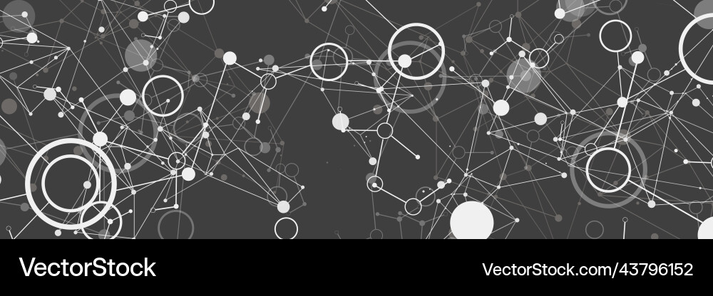 Template for science and technology presentation Template for science and technology presentation vector image