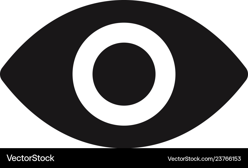 Eye icon vector image