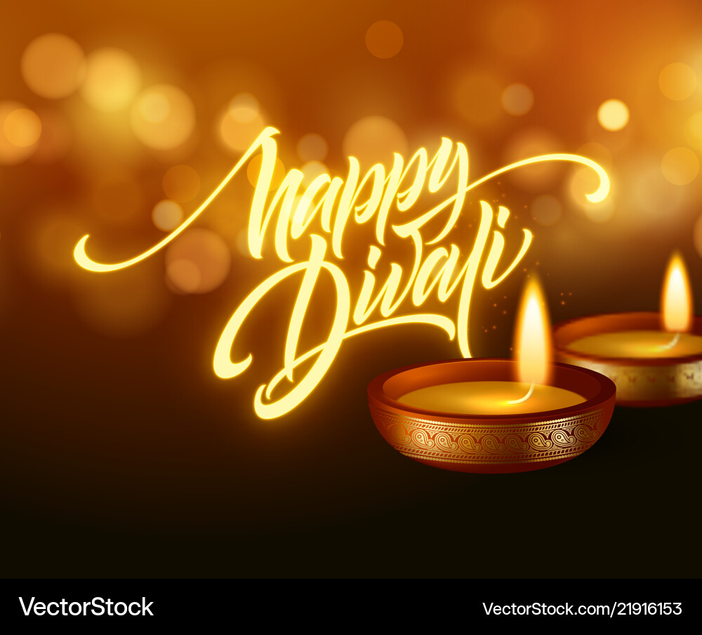 Happy diwali Festival der Lichter Retro Öllampe Happy diwali Festival der Lichter Retro Öllampe vektorbild