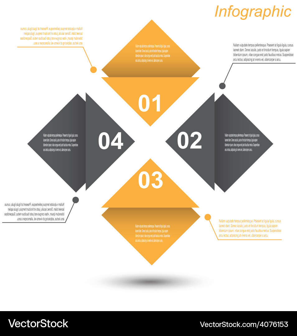 Infographic template Royalty Free Vector Image