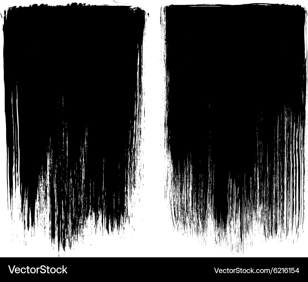 Grunge brush stroke background frames Royalty Free Vector