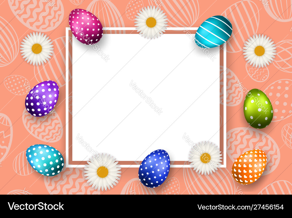 Happy easter background pastel textured eggs Happy easter background pastel textured eggs vector image
