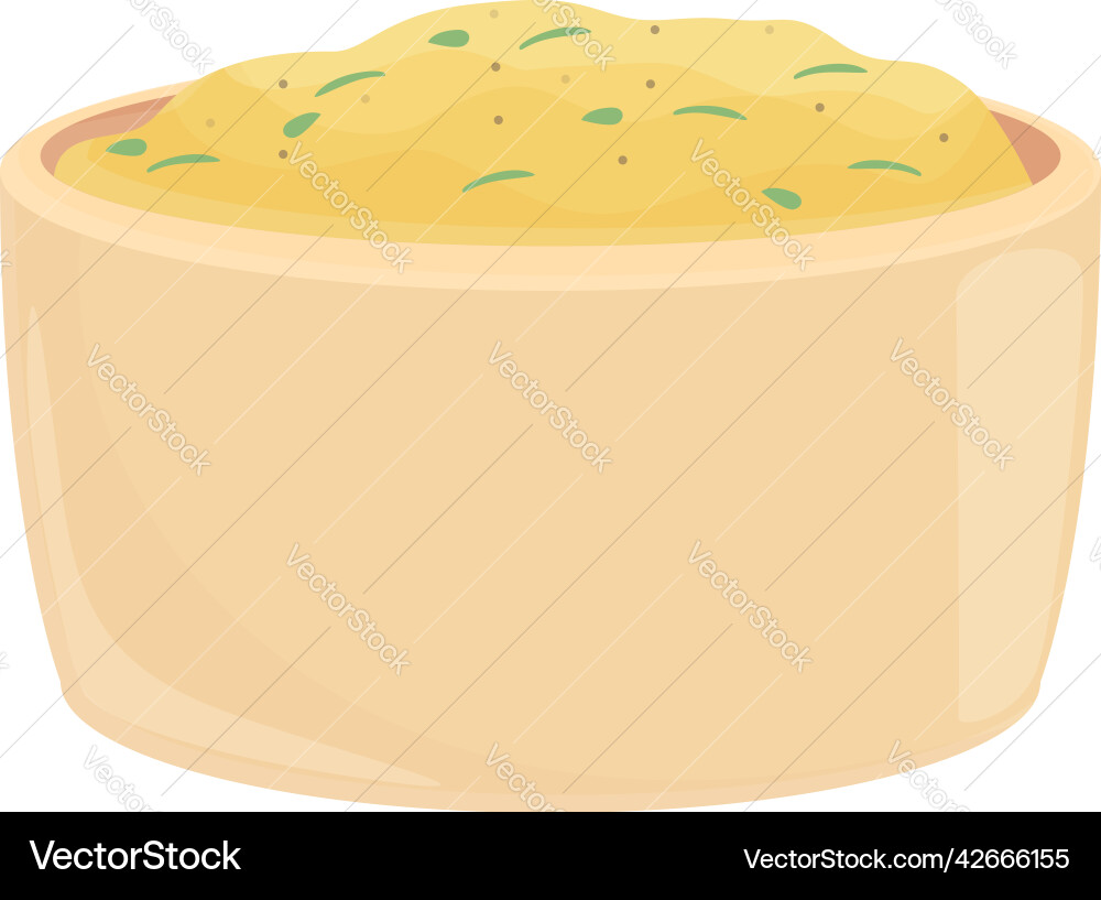 Dutch mashed potato icon cartoon food Dutch mashed potato icon cartoon food vector image