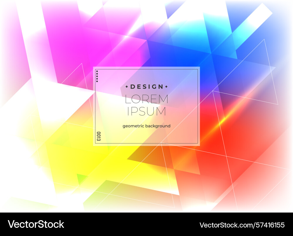 Flat minimal geometric background dynamic shapes Vector Image