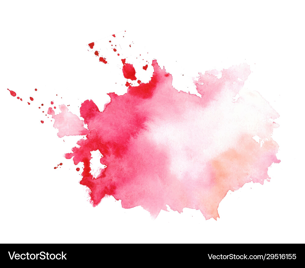 Red Watercolor Splatter Watercolor Background Red Watercolor Splash