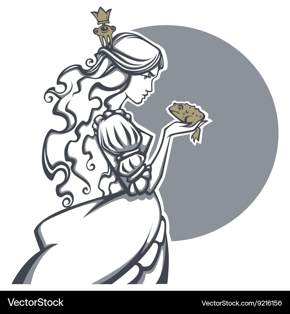 Frog prince Royalty Free Vector Image - VectorStock