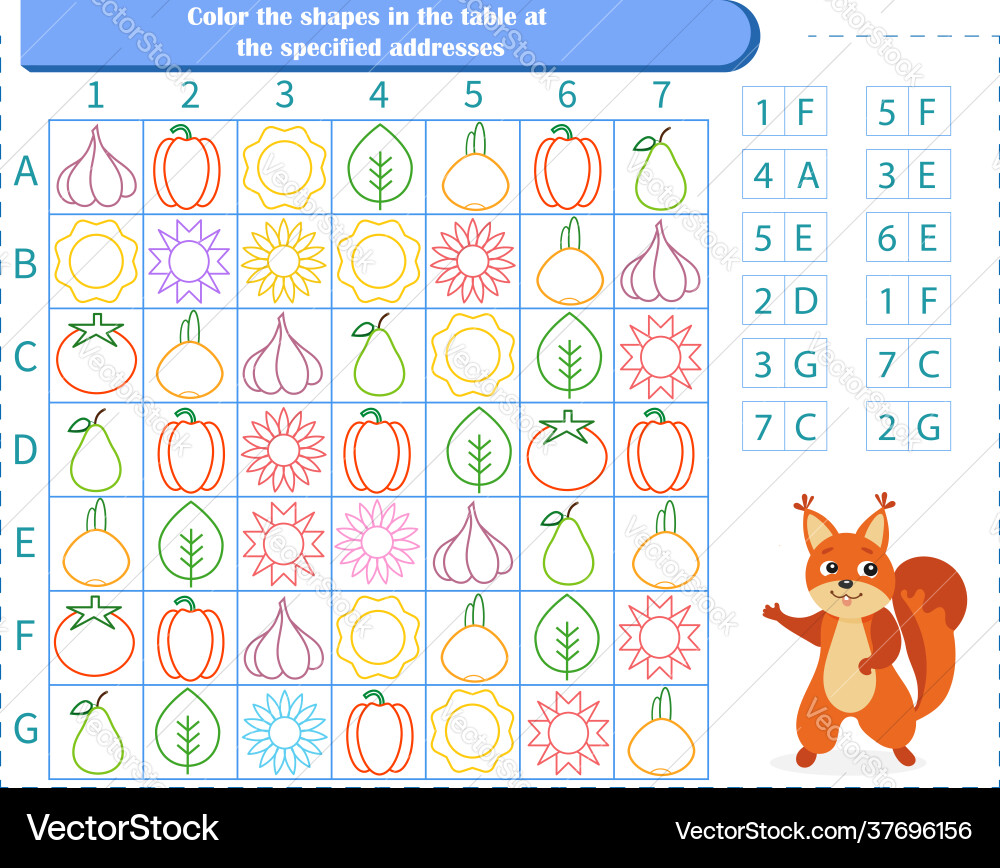 Logic game for children find figures Logic game for children find figures vector image