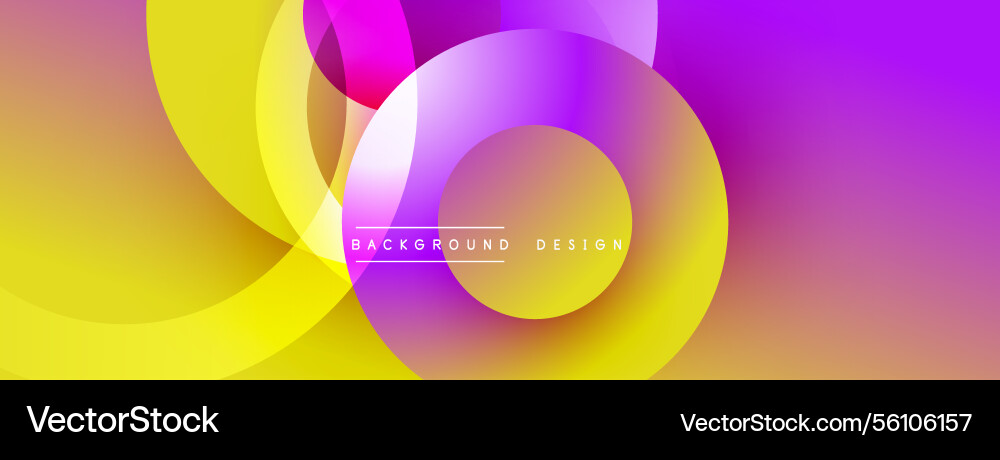 Background design with overlapping circular Background design with overlapping circular Vector Image