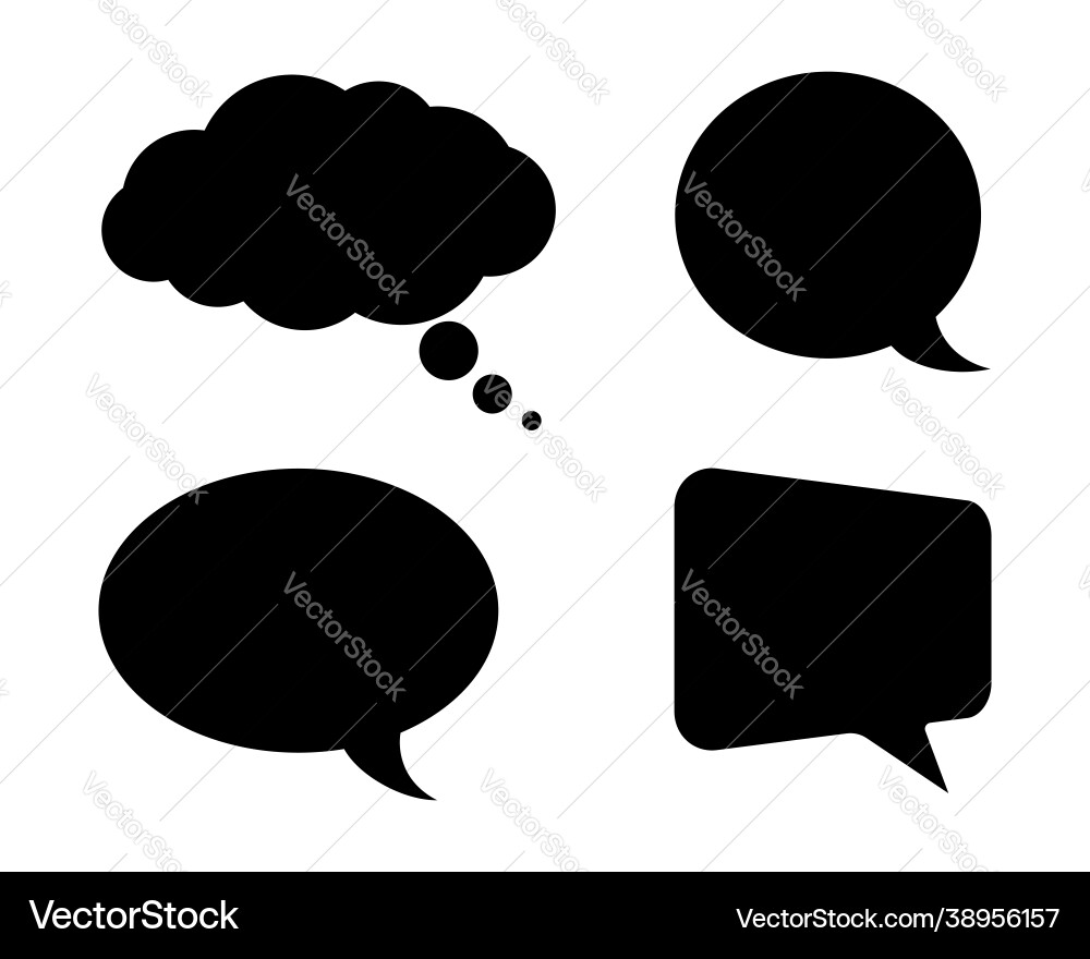 Clouds black Royalty Free Vector Image - VectorStock