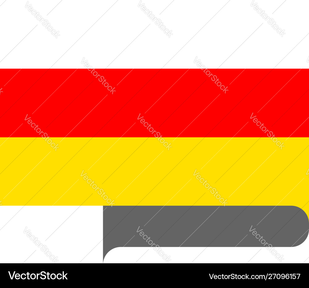 Flag horizontal shape pointer for world map Flag horizontal shape pointer for world map vector image