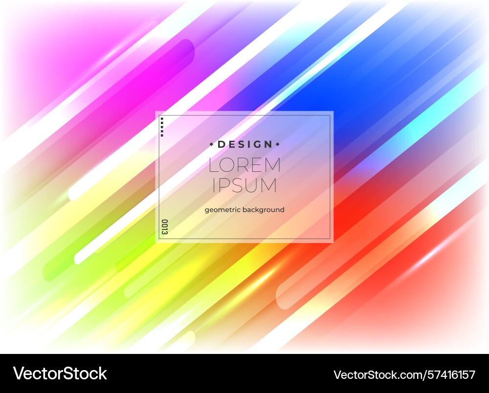 Flat minimal geometric background dynamic shapes Vector Image