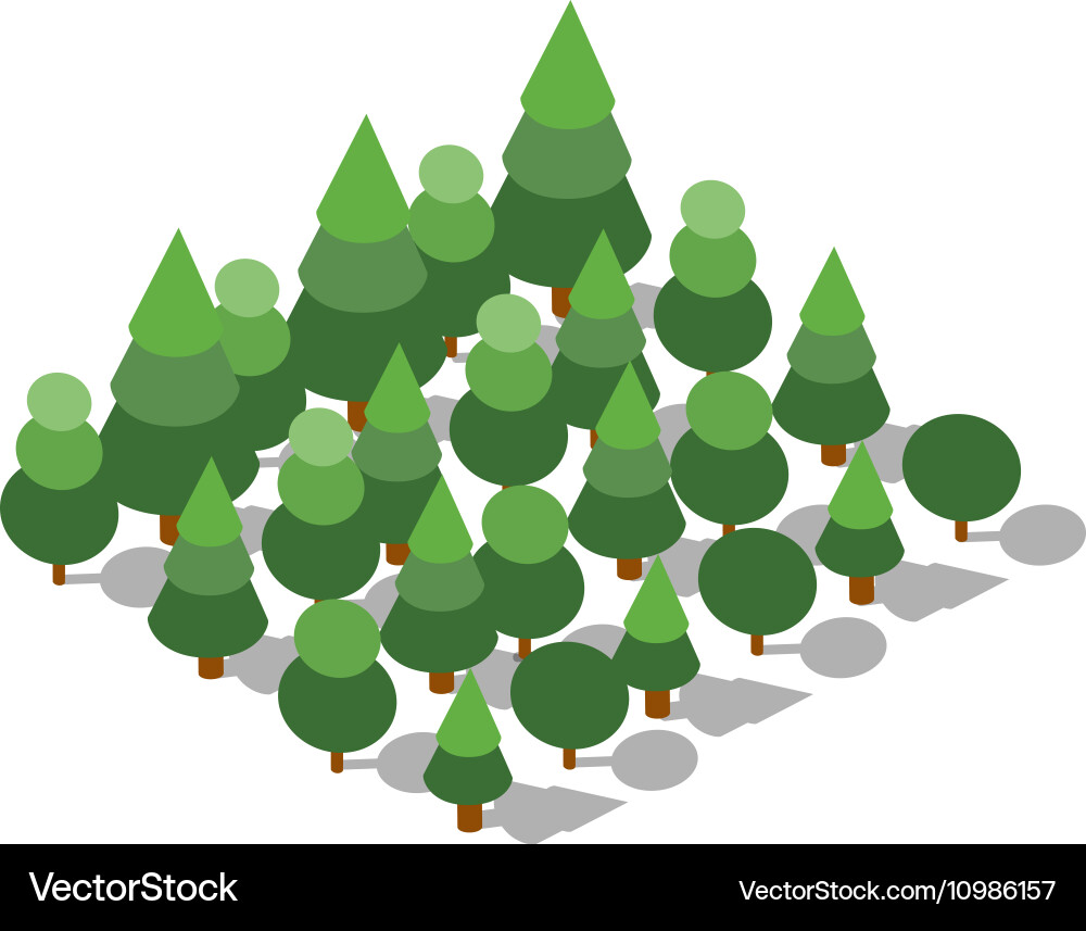 Forest grove natural Royalty Free Vector Image