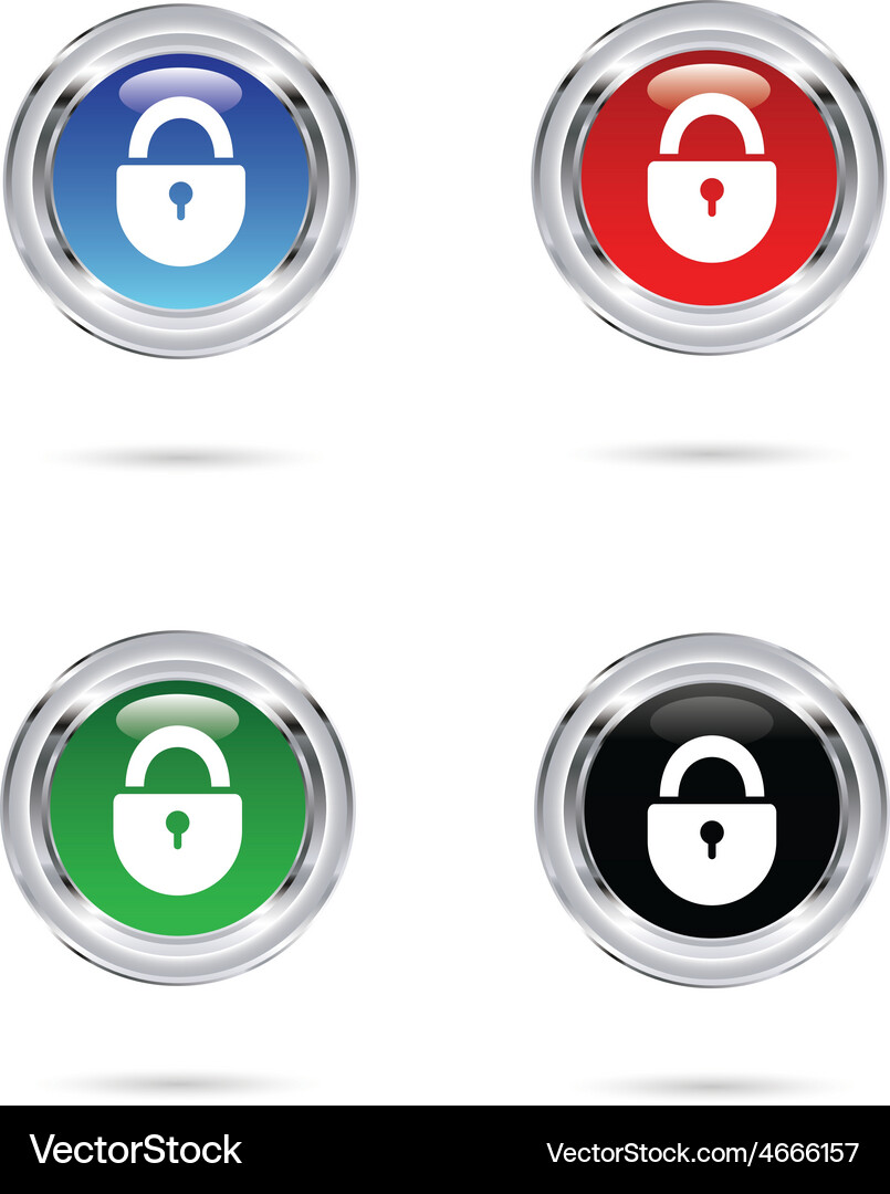 Lock icon resize Vector Image