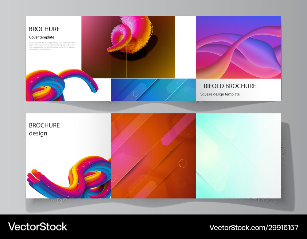 Minimal editable layout square format Minimal editable layout square format vector image