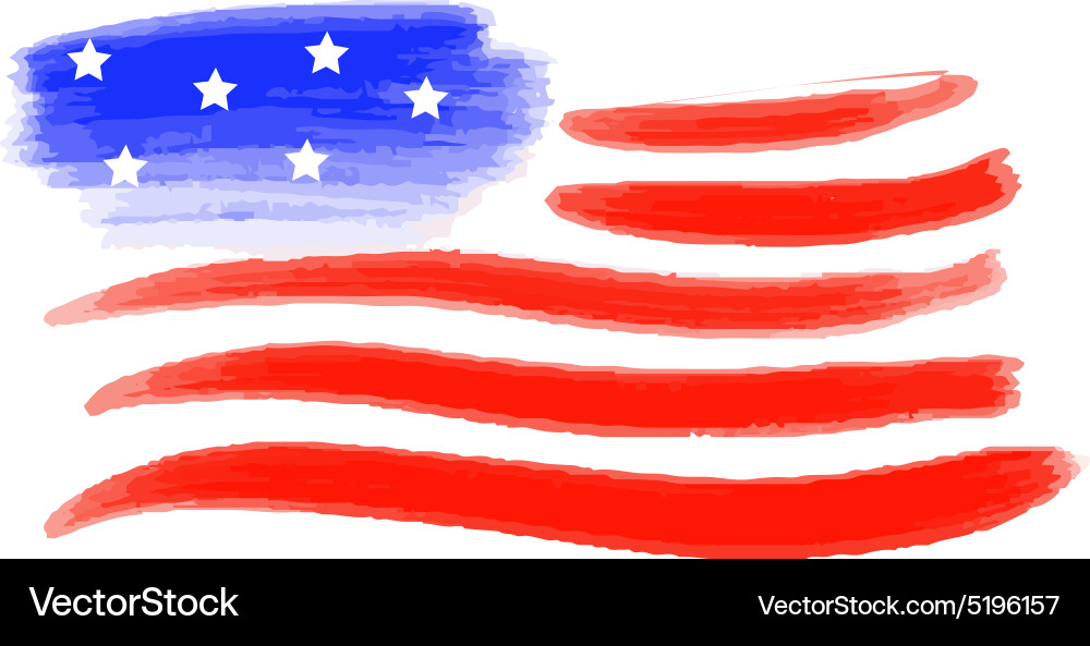 Usa flag Royalty Free Vector Image - VectorStock