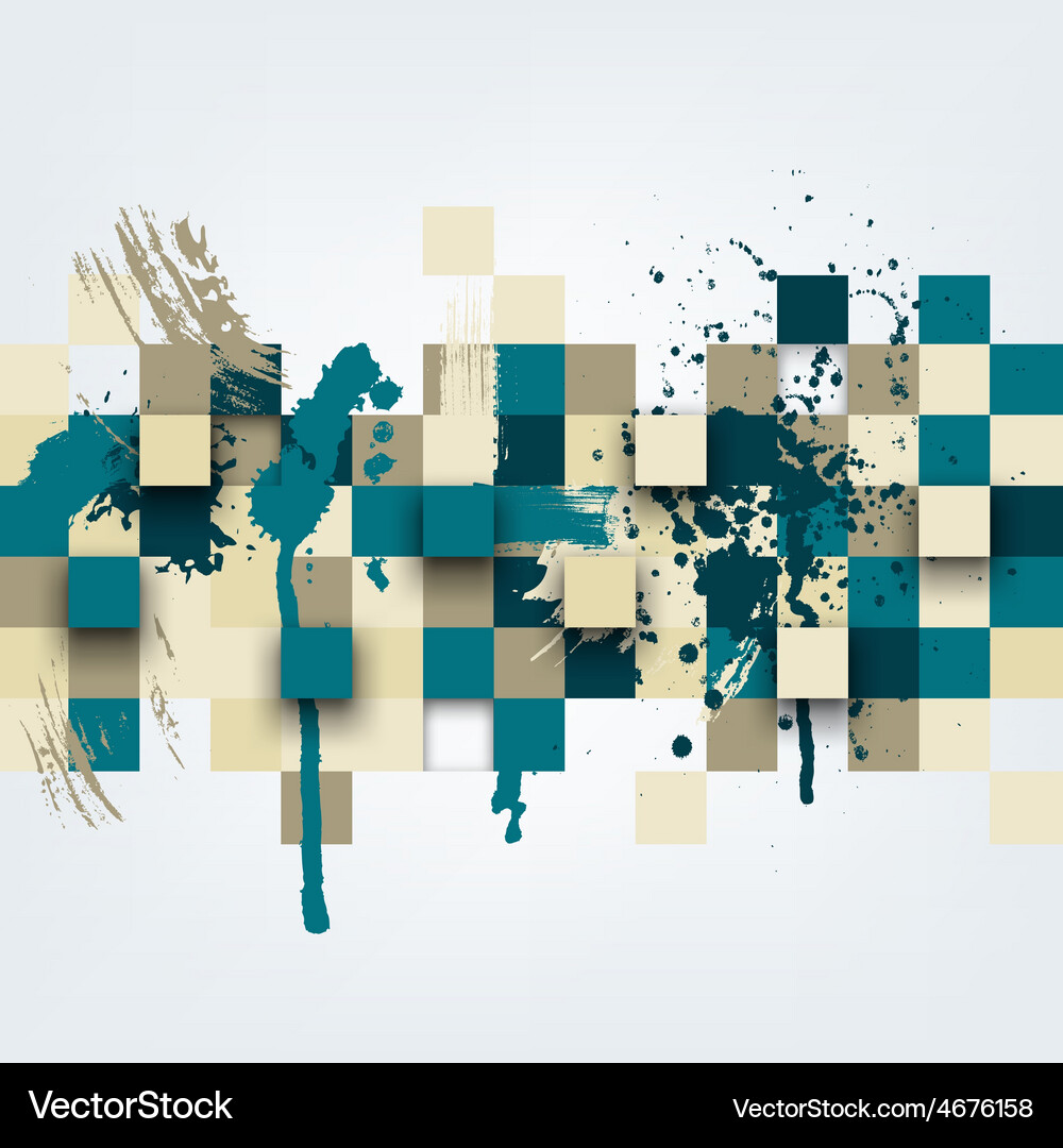 Abstract texture with colorful squares Vector Image
