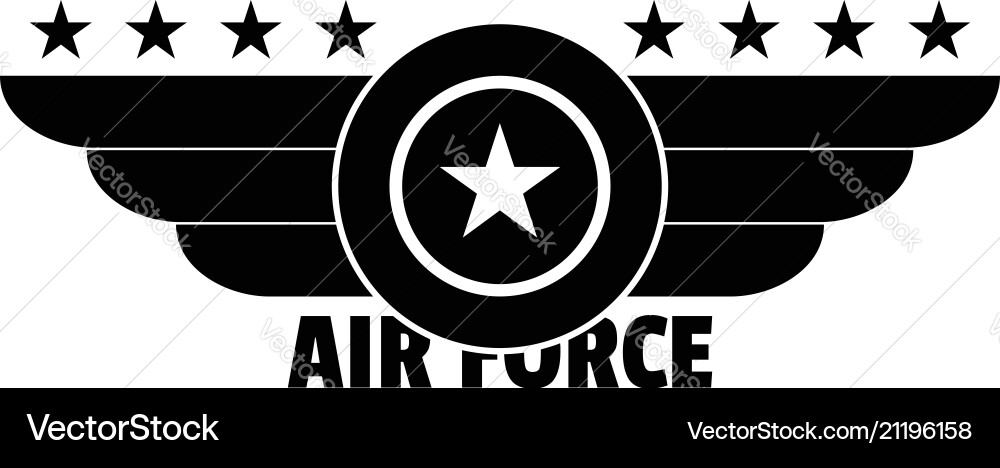 Air Force Logo - Simple Emblem Vector Image