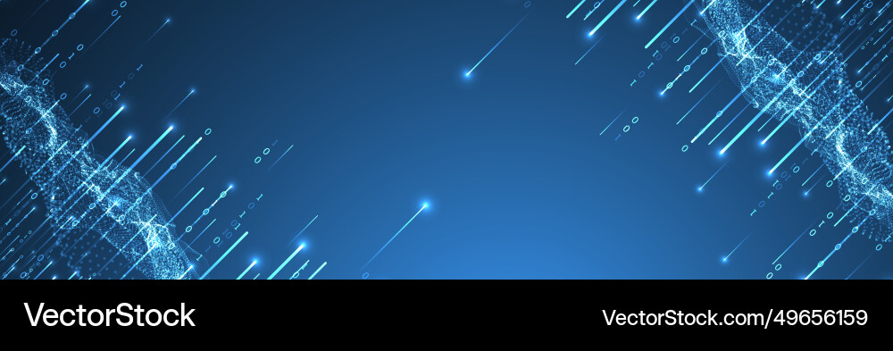 Abstract Data Technology Background Vector Image