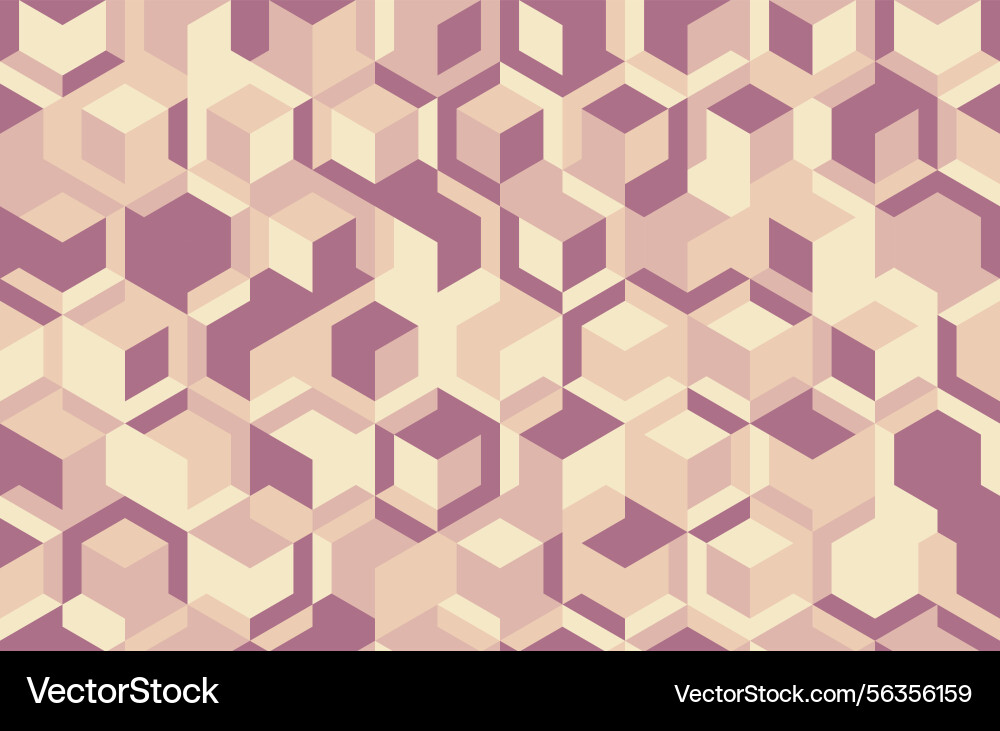 Abstract geometric pattern featuring interlocking vector image