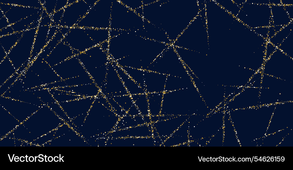 Bright of magic sparkling shiny particles vector image