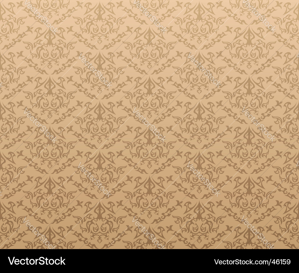 Damask wallpaper pattern Vector Image
