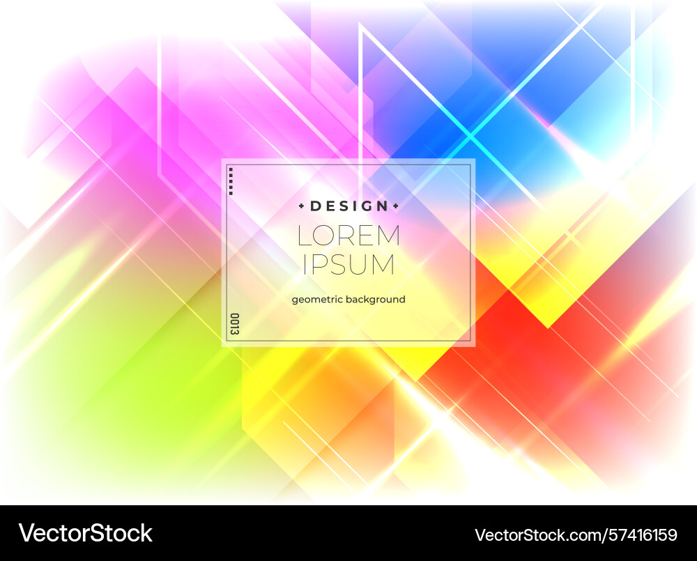 Flat minimal geometric background dynamic shapes Vector Image