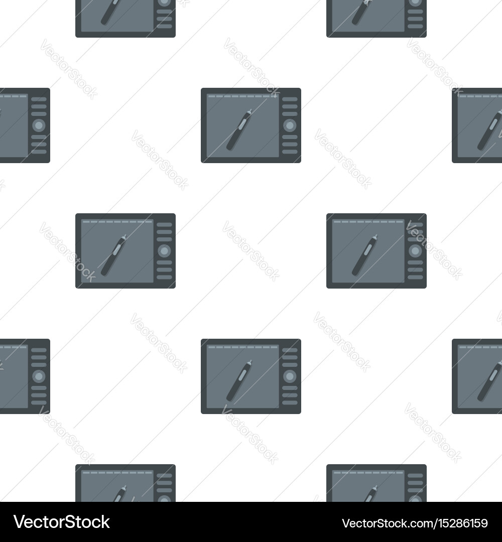 Graphics tablet pattern seamless Vector Image