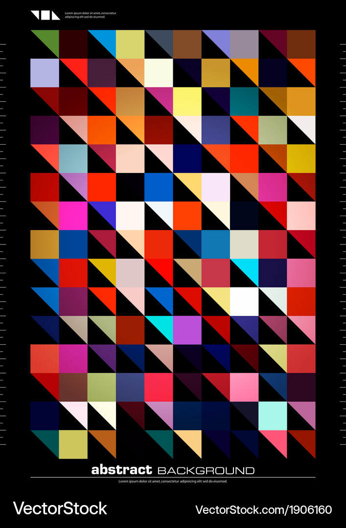 Abstract triangles background Vector Image