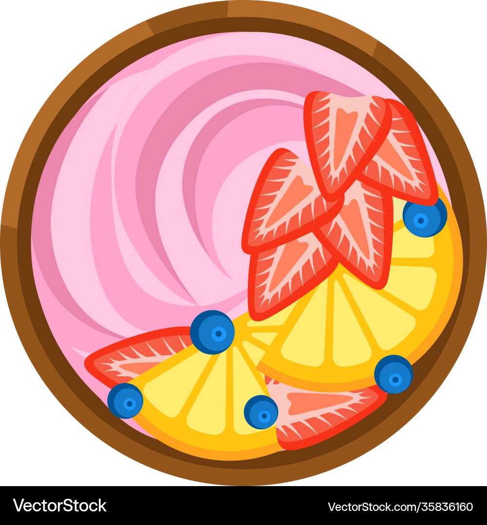 Flat breakfast Royalty Free Vector Image - VectorStock