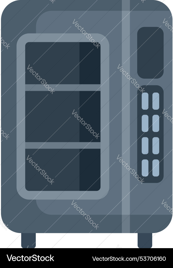 Modern vending machine displaying snack selection Vector Image