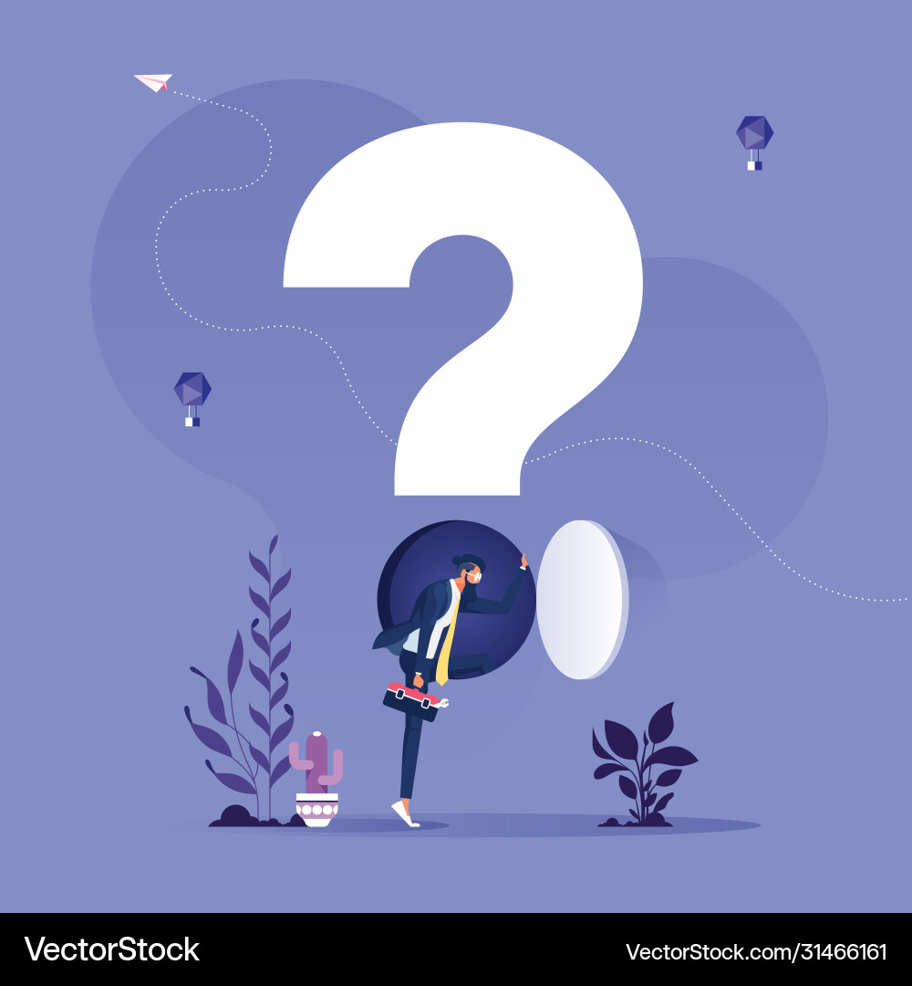 Problem Solving & Inquiry Vector Image