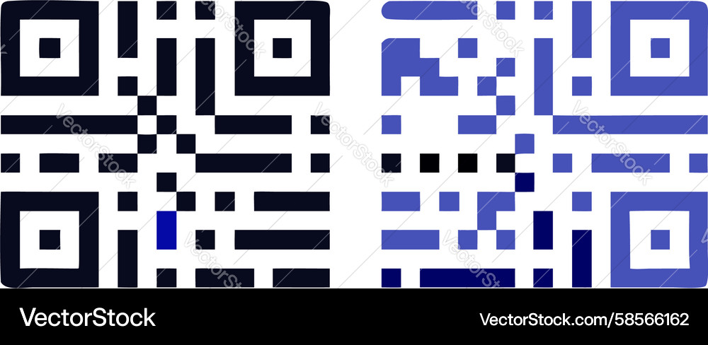 Dynamic QR Code with Gradient Vector Image
