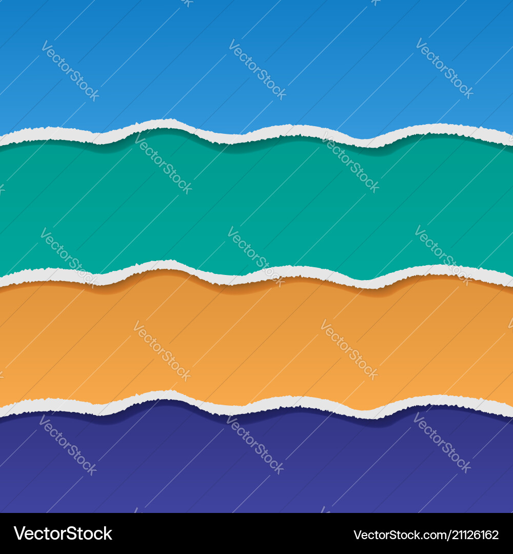 Torn Paper Background vector image