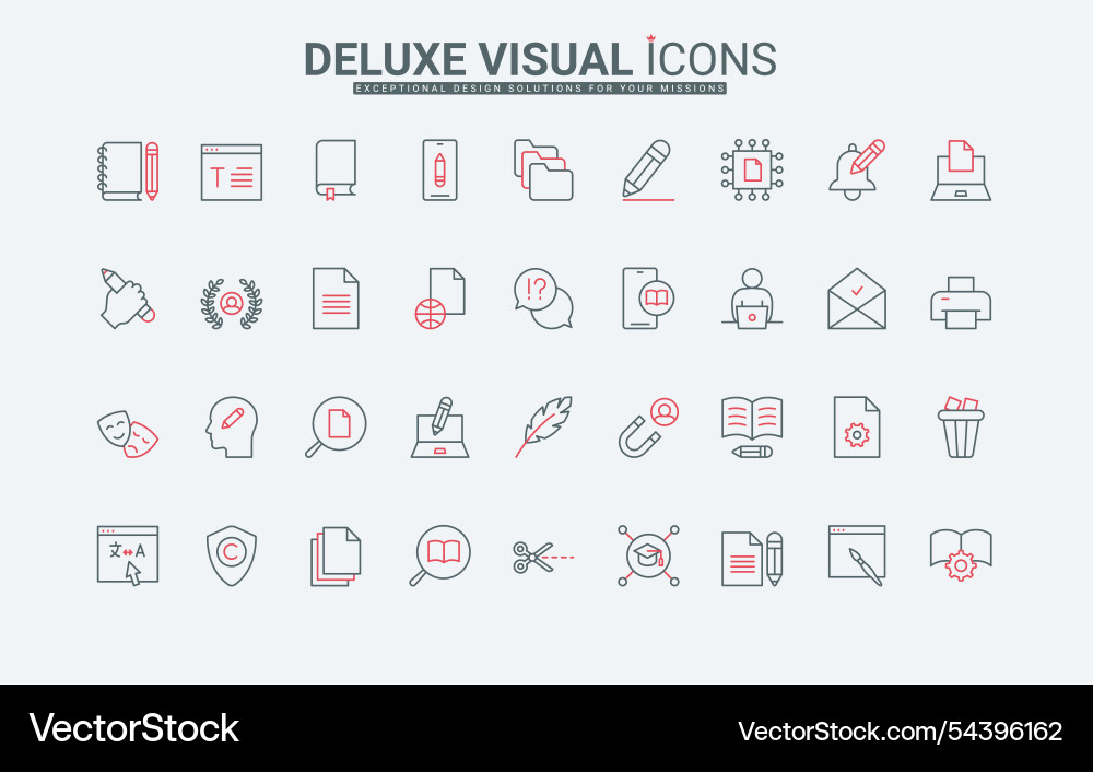 Writers and authors tools to create write Writers and authors tools to create write Vector Image