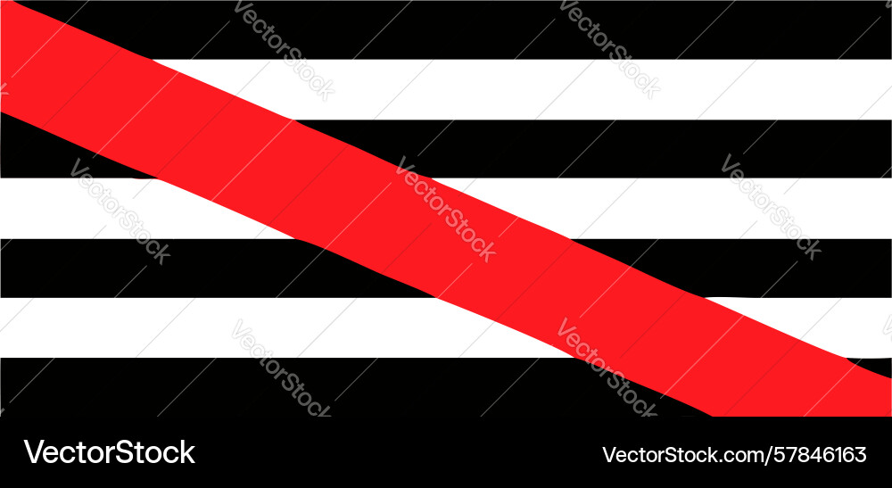 Abstract red and black diagonal bar design Vector Image