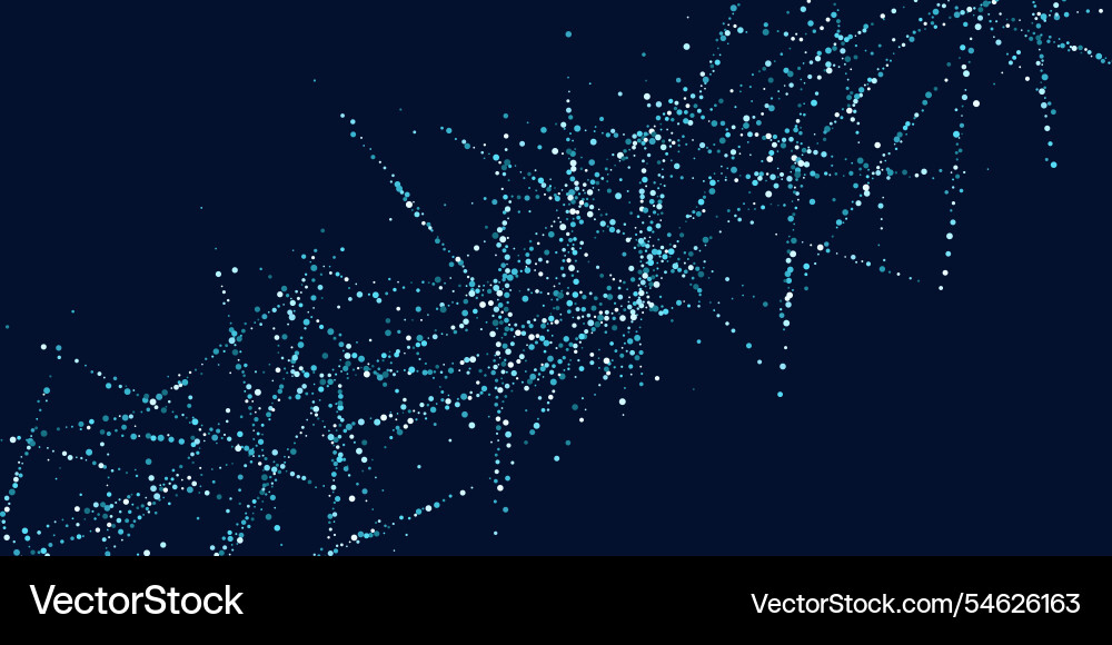 Bright of magic sparkling shiny particles Vector Image