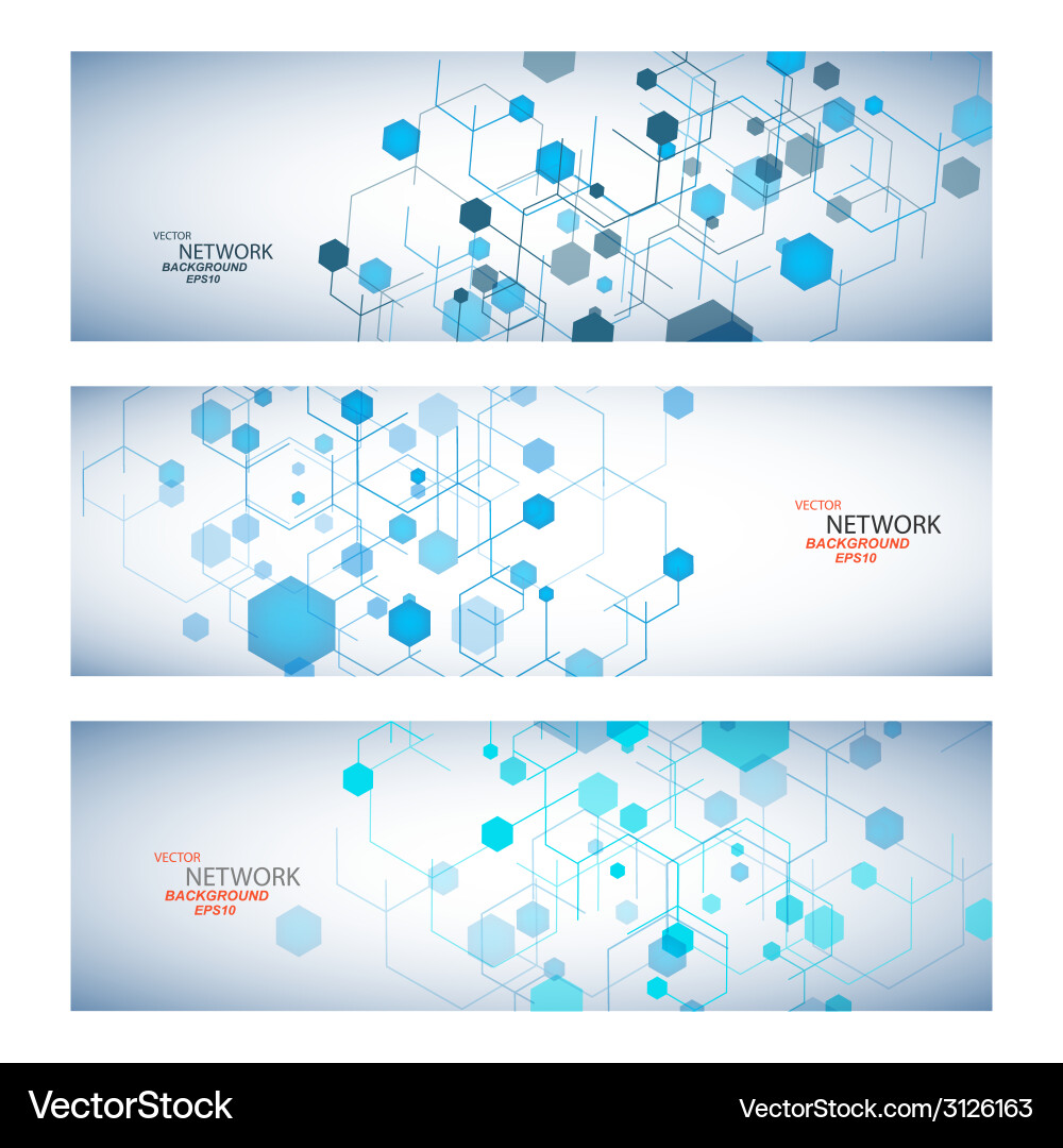DNA Network Connection Blueprint vector image