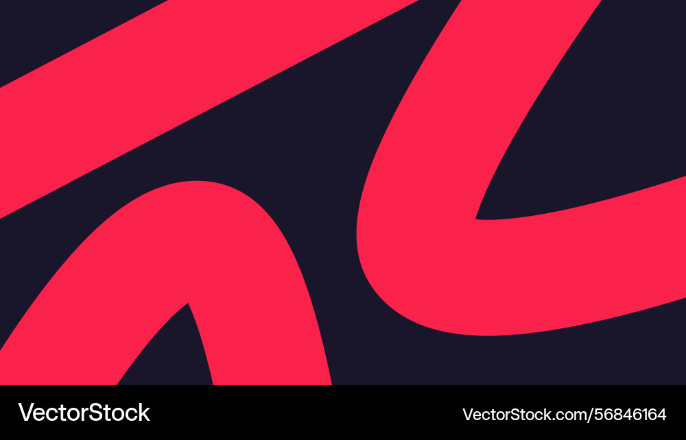 Diagonal red swirls on minimal dark background Vector Image
