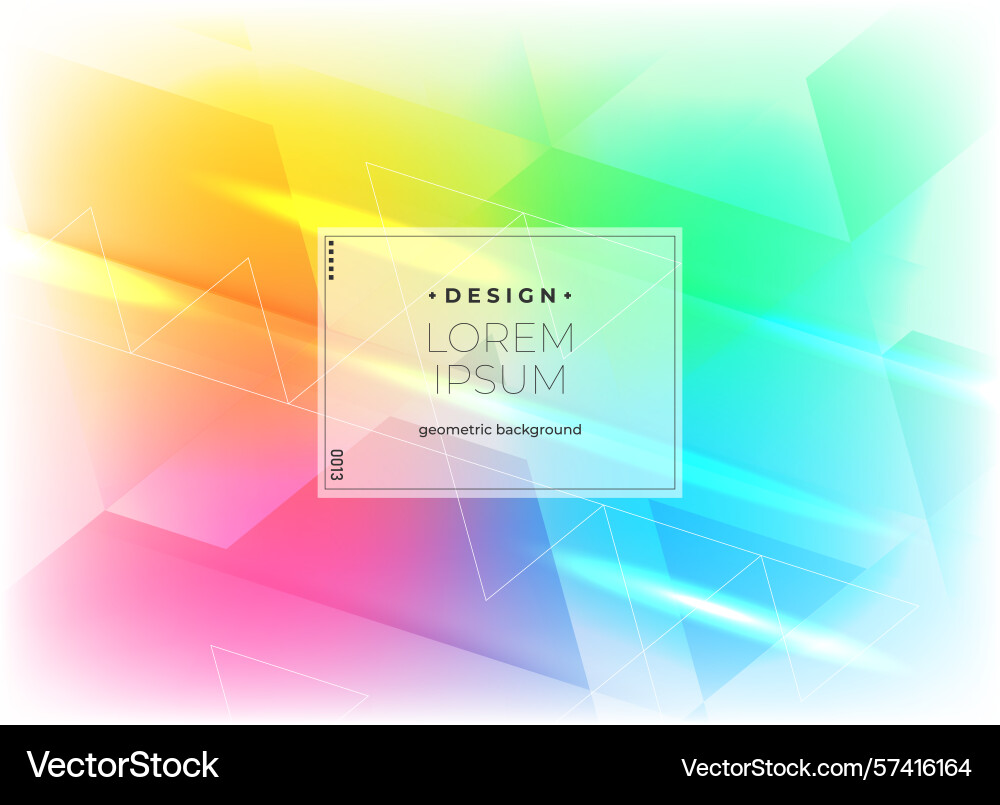 Flat minimal geometric background dynamic shapes Vector Image