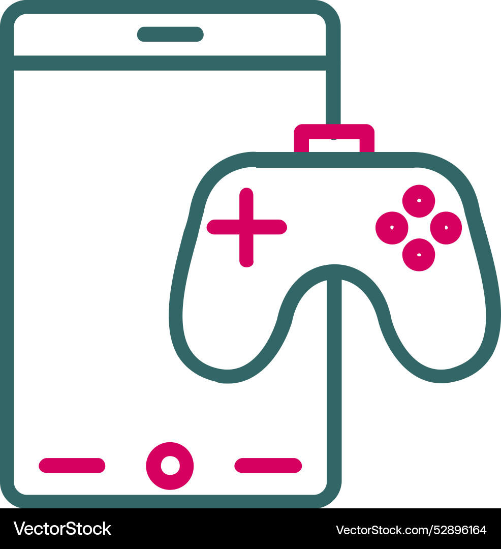 Touch game icon design Vector Image